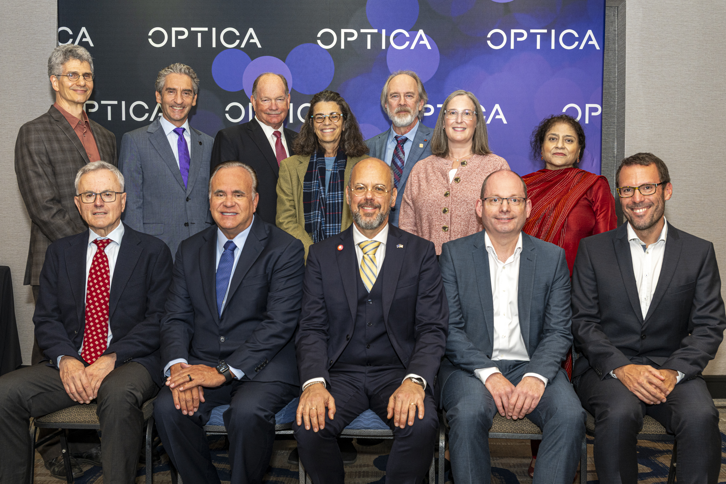 TOPTICA congratulates all fellow FiO 2026 honorees, including Honorary Members Duncan T. Moore and Margaret M. Murnane, Tommaso Calarco receiving the Robert E. Hopkins Leadership Award, and Tony F. Heinz, recipient of Optica’s highest award, the Frederic Ives Medal/Jarus W. Quinn Prize. Photo: Laurence L. Levin/Optica