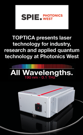 TOPTICA presents laser technology for industry, research and applied quantum technology at Photonics West