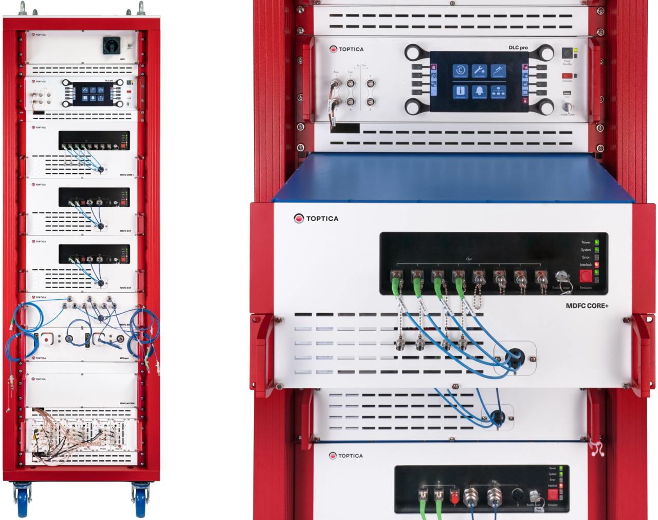 Frequency Comb Industry Rack | Save Space, Automated Locking