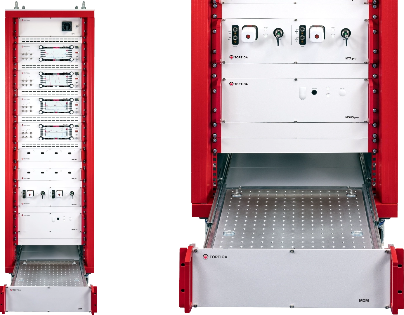 Toptica T Rack Rear TOPTICA Photonics SE - Rack integrated lasers - MOM
